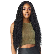 Sensationnel Butta Lace Front Per cken - Einheit 3 extra breit 5 Zoll tiefer Scheitel synthetische Per cke vorgezupfter Haaransatz HD Spitze - Bu