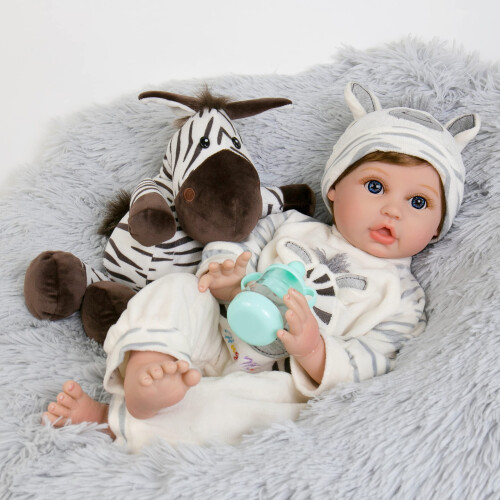 Aori Lifelike Reborn Baby Dolls 22 Inch Real Life Baby Boy That Look ...