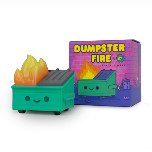 100% Soft Dumpster Fire Vinyl Figure 2