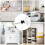 YourGift 12 Pack Drawer Knobs Diamond Shaped Crystal Glass 40mm Cabinet Knobs Pull Handles (40 mm  12 Pack  Black) 5