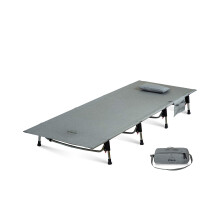 iClimb Super Easy Montering Fold Cot Ultralight Compact Heavy Duty med brvska fr vuxna som campar backpacking (gr)
