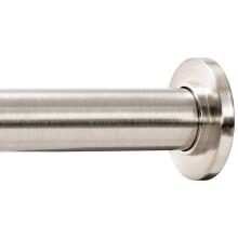 Ivilon Tension Curtain Rod - Fjedersp?ndestang til vinduer eller brusebad 36 til 54 tommer. B?rstet nikkel