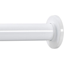 Ivilon Tension Curtain Rod - Fjedersp?ndestang til vinduer eller brusebad 36 til 54 tommer. Hvid
