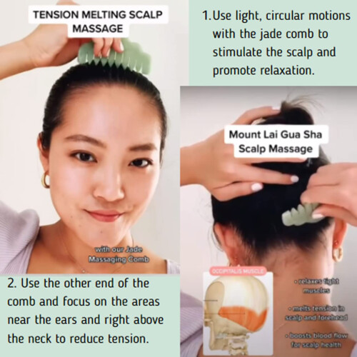 Der Jade Massage Gua Sha Kamm 2