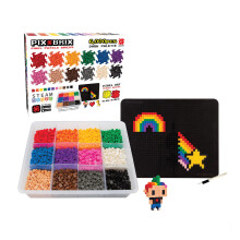 Pix Brix Pixel Art kirakkockk 6 000 darabos pixel muvszeti trol 12 sznu, stt paletta egymsba illeszkedo ptokockk 2D s 3D ptmnyek