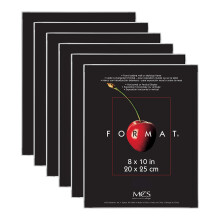 MCS Format Picture Frames Gallery Wall Frames White 8 x 10 6-Pack