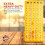 MR CHIPS Ανθεκτική Κάρτα Bingo με Παράθυρα - Μεγάλη Κάρτα Bingo Χάρτινη - Στυλ Gold Rush 3