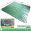 Conjunto 2 de Lonas Impermeáveis 7x7 Ft para Jardim com 4 Alças 4