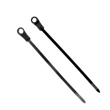 Conext Link 100 Nylon-Kabelbinder, Befestigungsloch, Nagelschraube, 40 Pfund, 15,2 cm, Schwarz (19180)