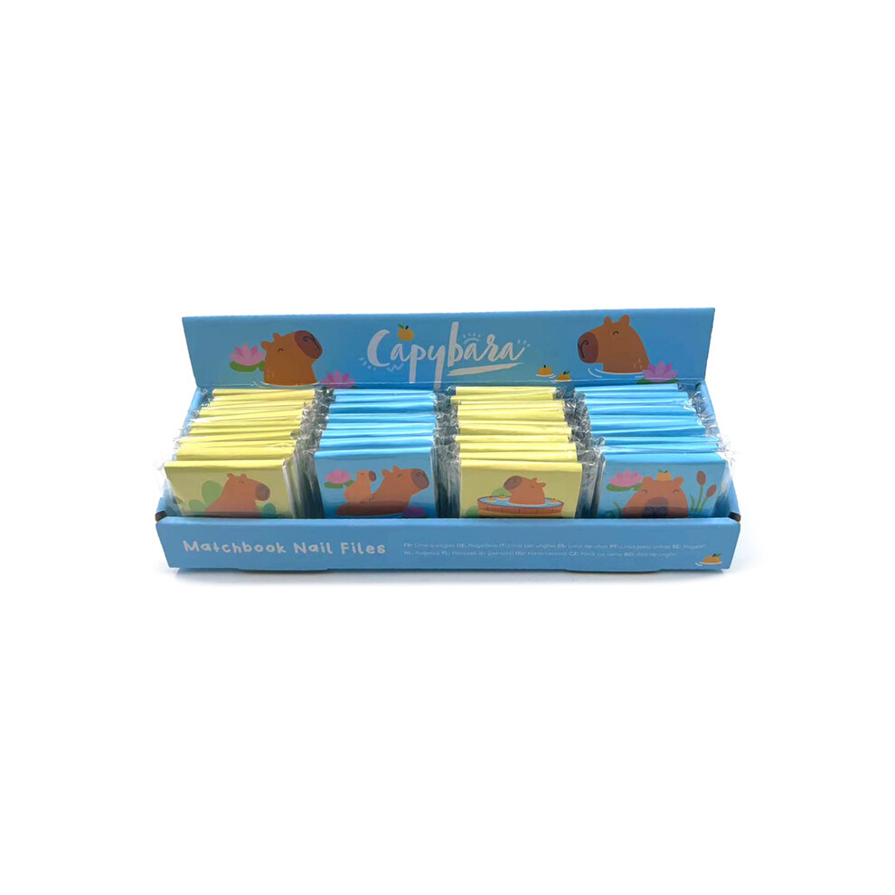 Nail File Matchbook - Capybara Zoo & Wildlife Themed Gifts