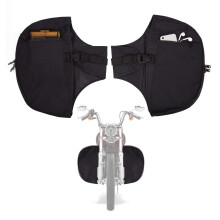 Soft Lowers Chaps Engine Guard Cover Leg Warmer for Harley Touring Street Glide Road Glide Electra Glide and Trike Models 1980-2020 SIZE : 385mm X 425