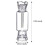 KINMAD 24 Τεμ 8ml Φορητές Θήκες Λιπ Γκλος Άδειες Σχήμα Καραμέλας 2