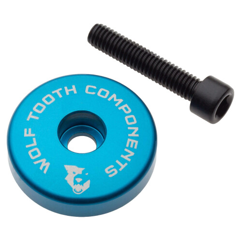 Wolf Tooth Components Stamkappe M/Spacer Bl? 5Mm Spacer