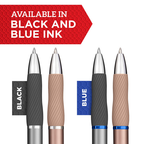 Sharpie SHARPIE S-Gel, Στυλό Gel, Μεταλλική Μπάρα, Μέτρια Μύτη (0.7mm), Μαύρη Μελάνη, 12 Τεμάχια 2
