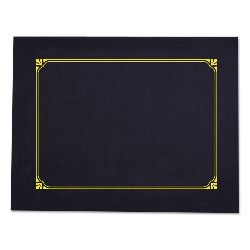 Universal Capa universal para certificado/documento 76897 8 1/2 x 11 / 8 x 10 / A4 Navy 6/PK 1