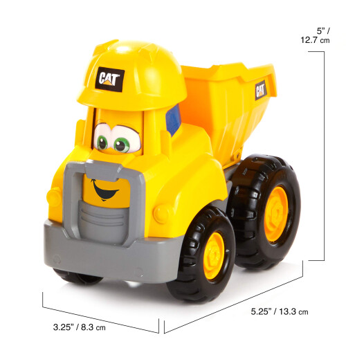 CAT CAT Κατασκευαστικά Παιχνίδια, Junior Crew Dump Truck Εκπαιδευτικό Όχημα για Παιδιά 2+ 2