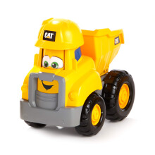 Cat Construction Toys Junior Crew Construction kumple wywrotka edukacyjna przedszkola z dzwiekami dzieci i animowanymi twarzy. Dla wieku 2+