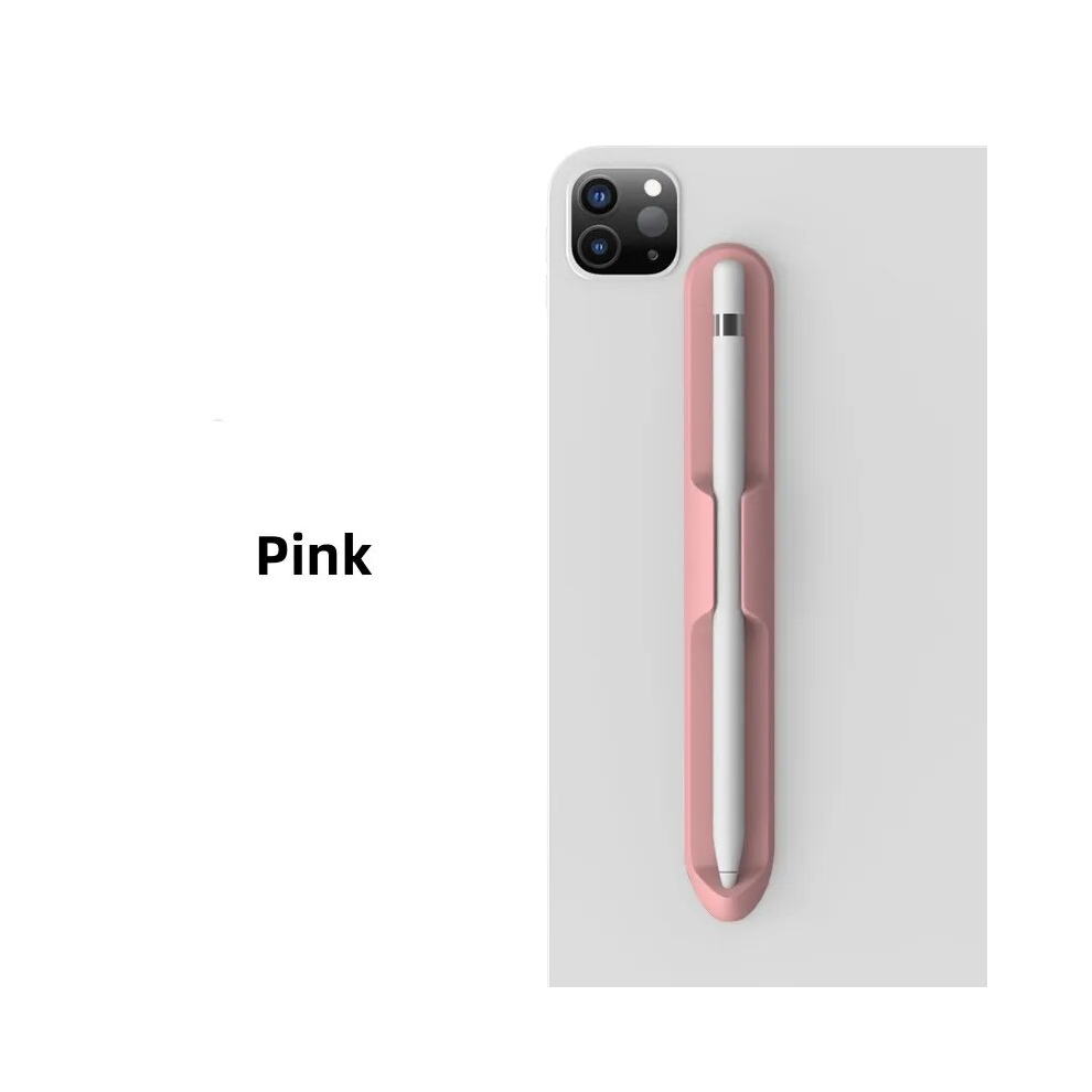 (Pink) Pencil Holder Silicone Tablet Stylus Pen Slot For Pink 967854372618