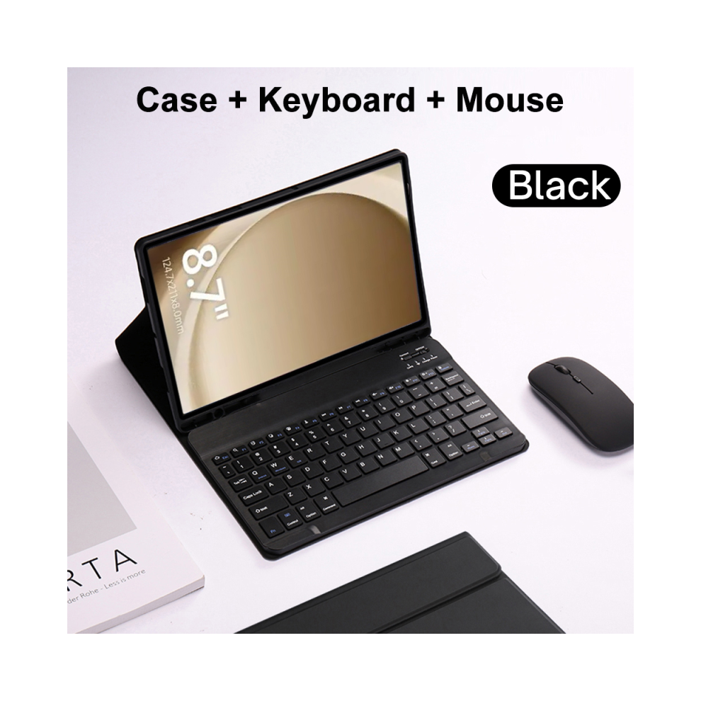 ( B, Spanish Keyboard) For Samsung Galaxy Tab A9 8.7 Inch Case, Keyboard Black 967854359930