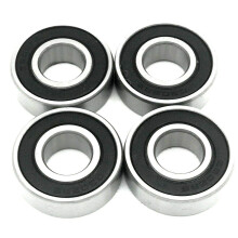 Juego de 4 rodamientos para ruedas delanteras y traseras compatibles con Coleman Powersports CT200U CT200U-EX Trail 200 Mini Bike Baja MB165 MB20