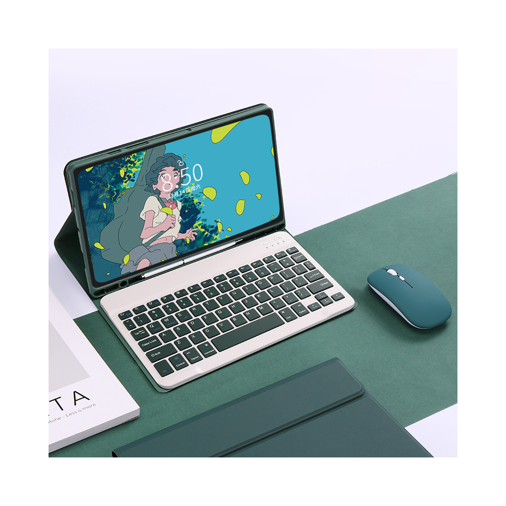 (Dgreen Squ Set, Tab S8 X700 X706) Free Mouse Wireless Keyboard For Samsung Galaxy Ta 967854376449