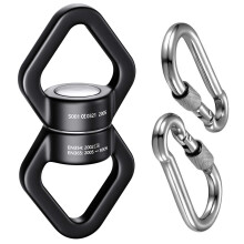 Trobing Swing Swivel 30KN py rimisturvalaite 360-k nt j roikkuvalla lis varusteella ilmajoogaan, riippumattoon, verkkopuun keinuun, keinupy r