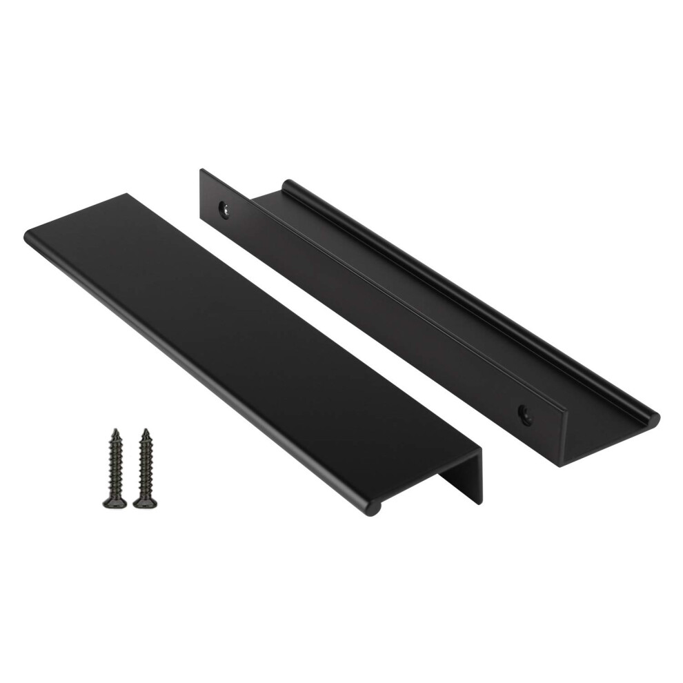 Peaha Lot de 10 poign   es de placard de cuisine noires 160 mm (6 1/3 po) Centre     centre LS7030BK160