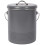 Now Designs Κάδος Compost Σαθρού Χάλυβα με Φίλτρο Άνθρακα, 8.5 ίντσες ύψος, 1.25 γαλόνι 1