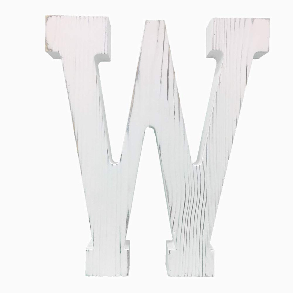 Letras Decorativas De Madera Extragrandes, Letras Blancas Desgastadas, Bloque De Palabras, Letreros Para Colgar En Casa, Dormitorio, Oficina, Bod-image