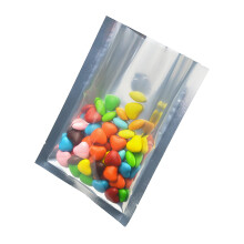 PABCK 100 stuks 4,7 x 6,7 inch (binnenmaat 4,3 x 6,3 inch) Doorzichtige voorkant Mylar Heat Seal-zakje Folie Bulkvoedselopslag Keukenverpakking Vacu?