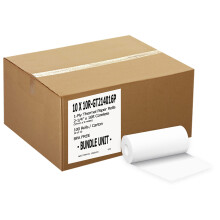 (100) Gorilla Supply Coreless Thermal Paper 2 1/4 x 16 1ply Poynt Smart Payment Terminal Receipt Printer Paper Rolls 2.25 x 16 ft BPA Free 100 Rol