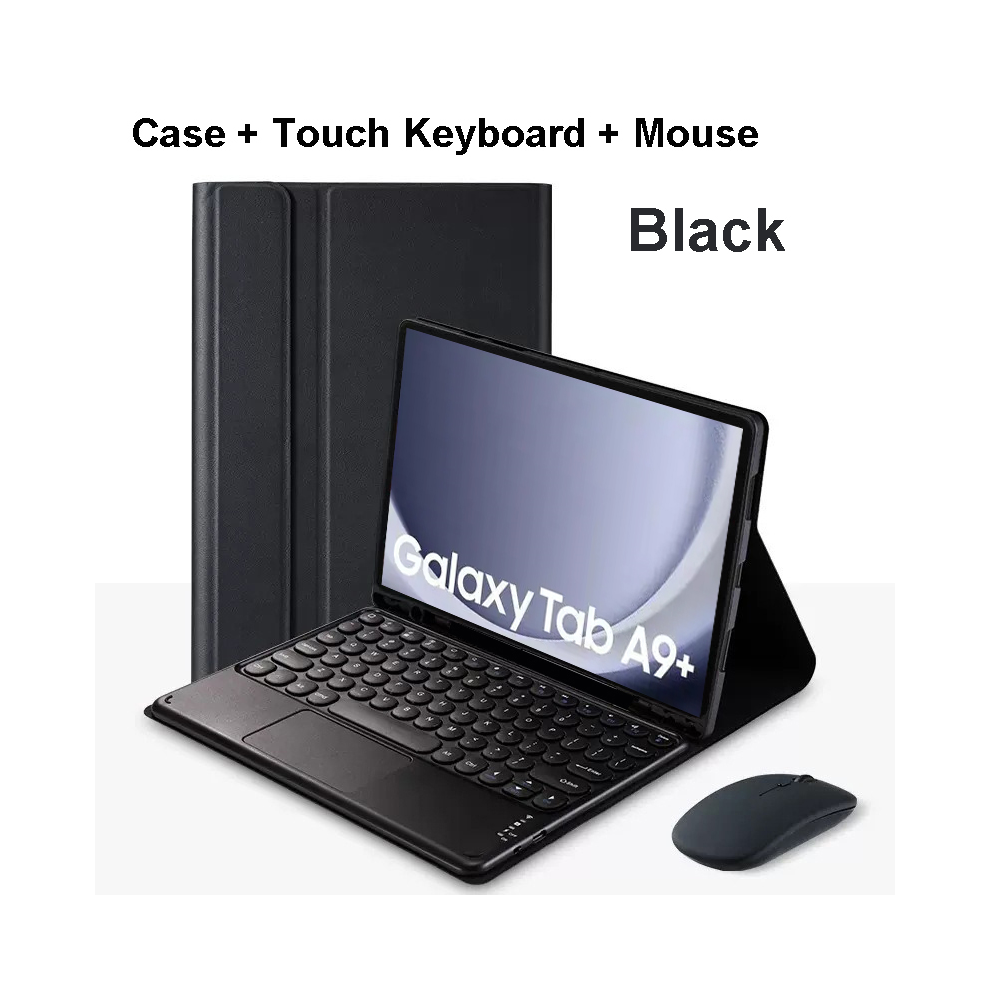( D, Italian Keyboard) For Samsung Galaxy Tab A9 Plus 11 Inch Case, Bluet Black 967854366266