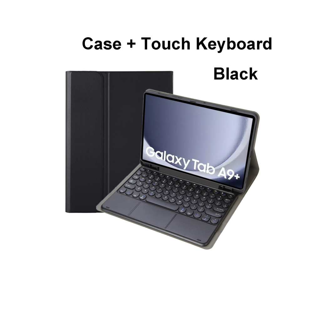 ( C, Italian Keyboard) For Samsung Galaxy Tab A9 Plus 11 Inch Case, Bluet Black 967854367850