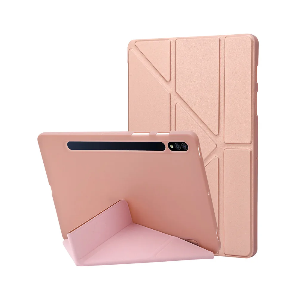 (Rose Tab S8 (11 Inch)) Case For Samsung Tab S9 Fe Case 10.9Inch Smart Fol Gold 967854385458