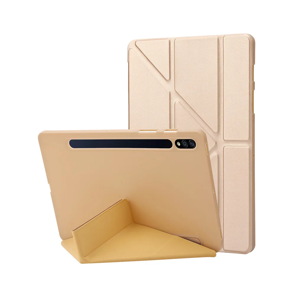 (, S9 Fe (10.9 Inch)) Case For Samsung Tab S9 Fe Case 10.9Inch Smart Fol Gold 967854385434