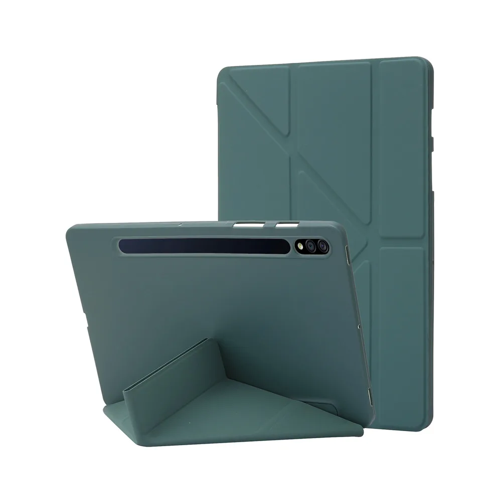 (Dark Tab S9 (11 Inch)) Case For Samsung Tab S9 Fe Case 10.9Inch Smart Fol Green 967854385496