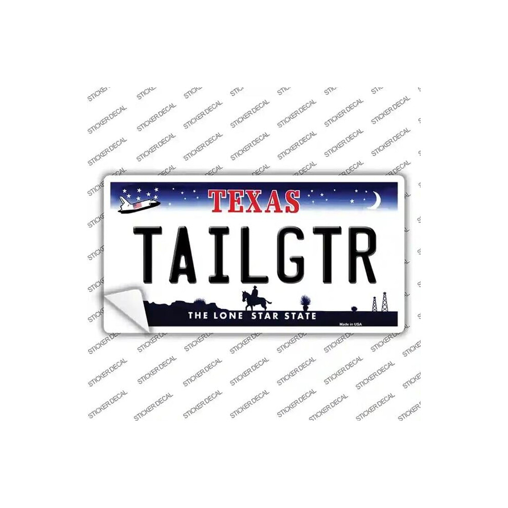 Smart Blonde Lp-3689S-S Tailgtr Texas Novelty Sticker Decal - Small 792636309229