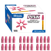 BAZIC Ruov guma Top Latex Bezplatn tuka Gumy Cepice se py Gumy pro studentsk ucebny Hromadn balcky pro koln potreby Celkem 144 Pocet