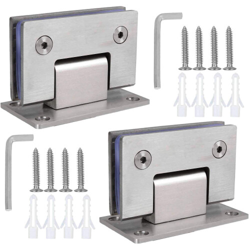 2PACK 90 Μοίρες Πόρτες Ντους Χειρολαβές, Ανθεκτικές Στάντες Χάλυβα