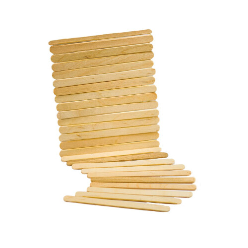 Medium Waxing Sticks - 4.5" x 3/8" - Pack of 200ct 2