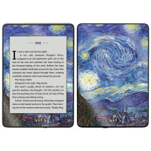 Custodia protettiva MightySkins Glossy Glitter per Kindle Paperwhite 2018, modello impermeabile - Notte stellata | Finitura protettiva e durevole