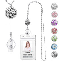 Usangers Lonyards retractables pour badges ID Keys professeur de lonyard infirmiere badge bobine de travail bijoux bijoux diffuseur argent chane