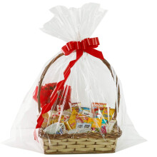 Morepack Påsk Extra Stora Cellofanpåsar, 35x47 Tum Klara Basketsäckar 10PCS Jumbo Cellofan/Cello För Gåvor