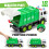 MOBIUS Toys Φορτηγό Απορριμμάτων με Κίνηση - 1:12 Κλίμακα με Ήχους, Φώτα, Φορτωτή, 4 Κάδους 2