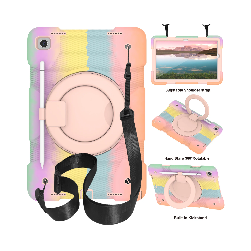 (Colorful Tab A8 10.5Inch X200) Silicone Case For Samsung Galaxy Tab A9 Plus 11 In Pink 967854392906