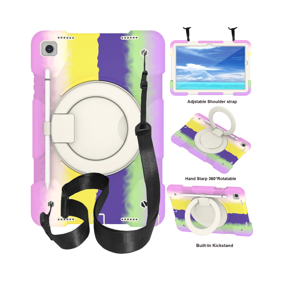(Colorful Tab A8 10.5Inch X200) Silicone Case For Samsung Galaxy Tab A9 Plus 11 In Purple 967854392937