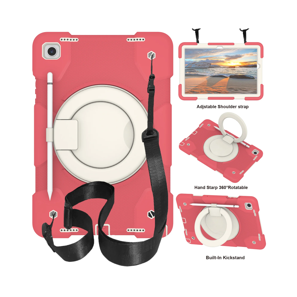 (, Tab A8 10.5Inch X200) Silicone Case For Samsung Galaxy Tab A9 Plus 11 In Red 967854392999