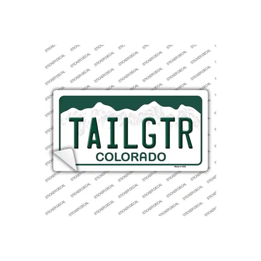 Smart Blonde Lp-3672S-S Tailgtr Colorado Novelty Sticker Decal - Small 792636310911
