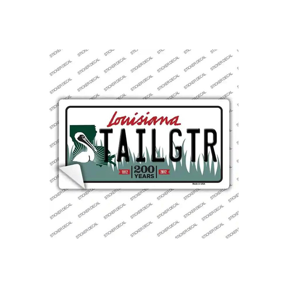 Smart Blonde Lp-3678S-L Tailgtr Louisiana Novelty Sticker Decal - Large 792636310942