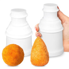 Arancini Maker Mold Rijstbal Mold 160g - 2 stuks Gehaktbal Maker Mold Rijstbal Molder Rijstbal Maker Shake Cone Press Onigiri Mold Rijstballer - Rijst